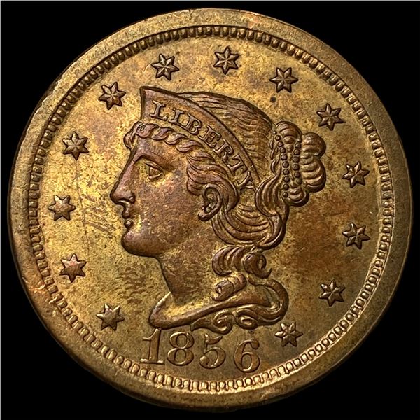 1856 Braided Hair Large Cent CLOSELY  UNCIRCULATED