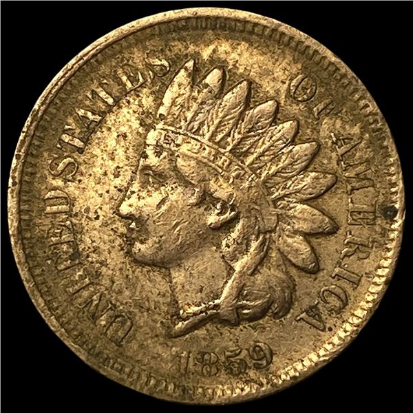 1859 Indian Head Cent NEARLY UNCIRCULATED