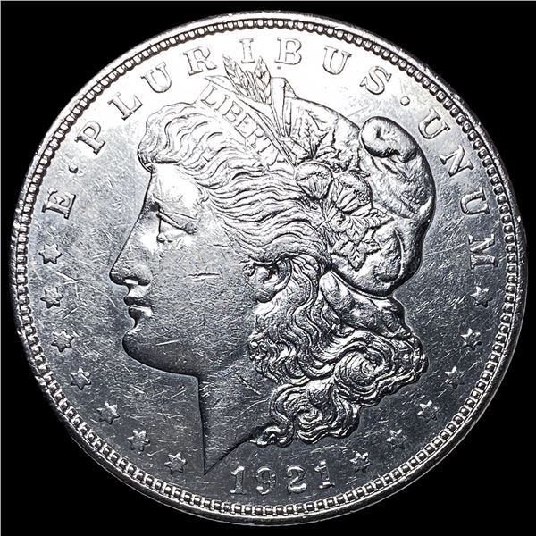 1921-D Morgan Silver Dollar CHOICE AU