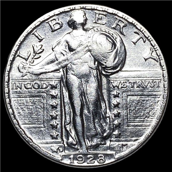 1928-D Silver Standing Liberty Quarter CLOSELY UNCIRCULATED