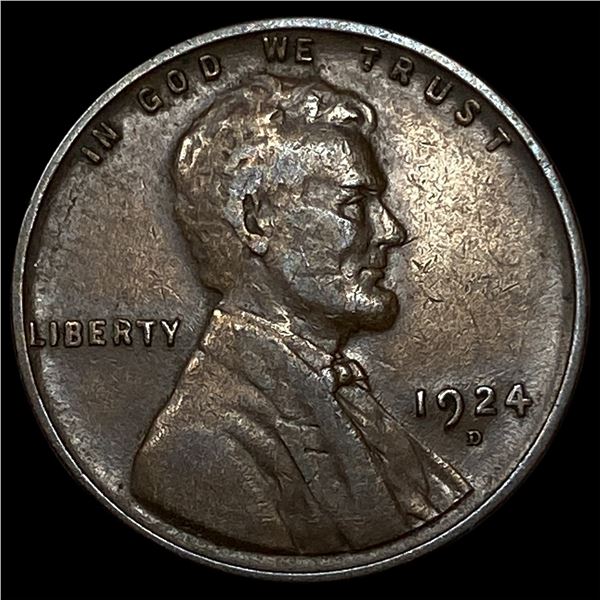 1924-D Lincoln Wheat Cent CLOSELY  UNCIRCULATED