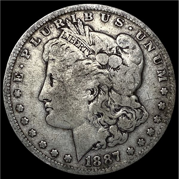 1887-O Silver Morgan Dollar LIGHTLY  CIRCULATED