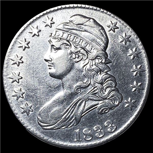 1833 Capped Bust Silver 50C UNCIRCULATED