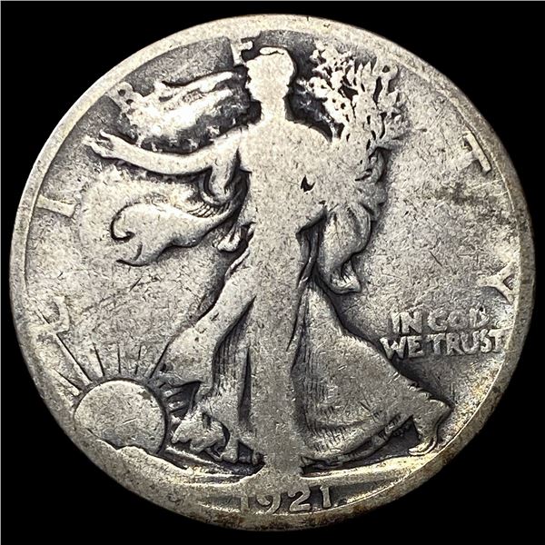 1921-S Silver Walking Liberty Half Dollar  NICELY CIRCULATED