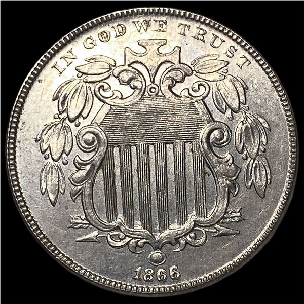 1866 Shield Nickel UNCIRCULATED