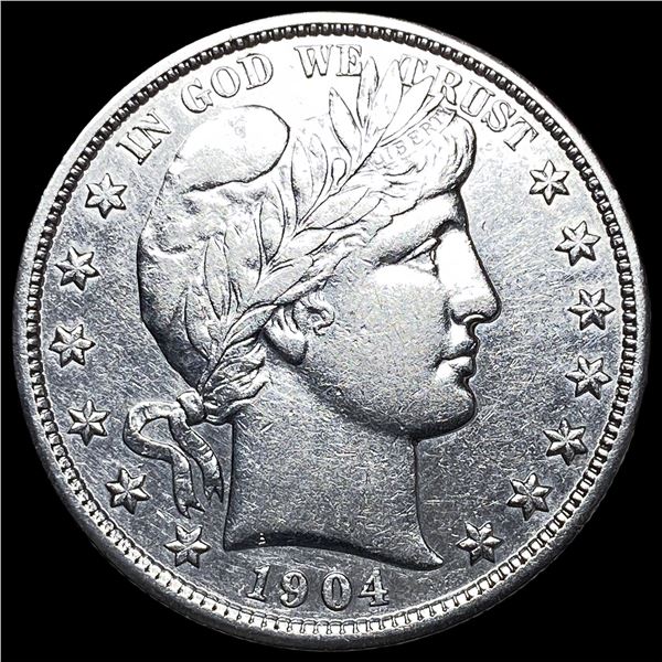 1904 Silver Barber Half Dollar UNCIRCULATED