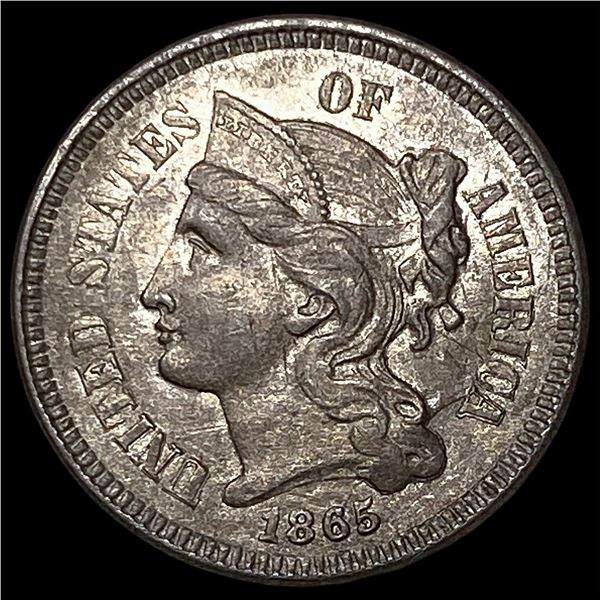 1865 Nickel Three-Cent Piece UNCIRCULATED