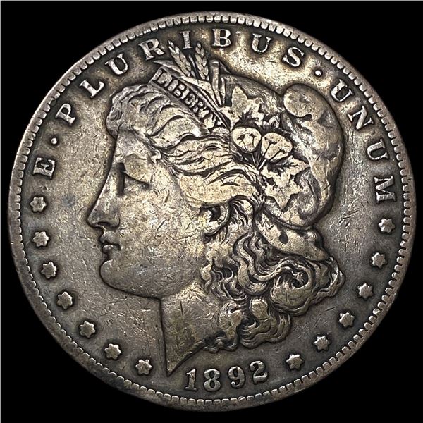 1892-S Silver Morgan Dollar NEARLY  UNCIRCULATED