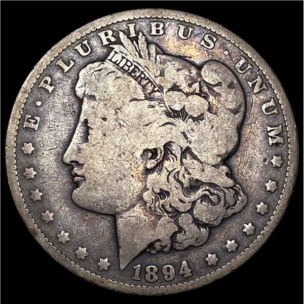 1894-O Silver Morgan Dollar LIGHTLY  CIRCULATED