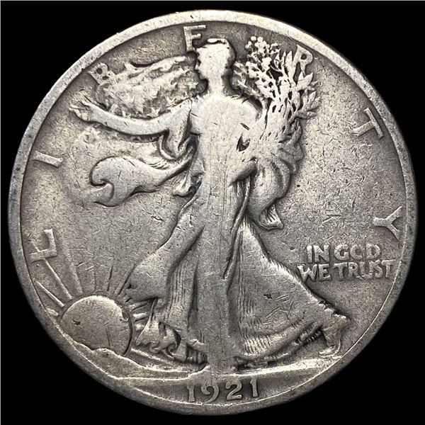 1921 Walking Liberty Half Dollar LIGHTLY  CIRCULATED