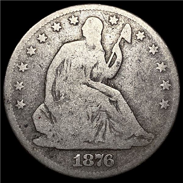 1876 Seated Liberty Half Dollar NICELY  CIRCULATED