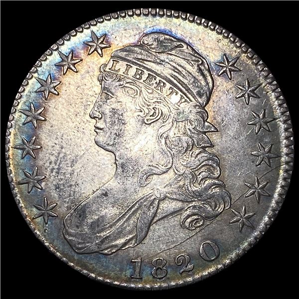 1820 Capped Bust Half Dollar CHOICE AU