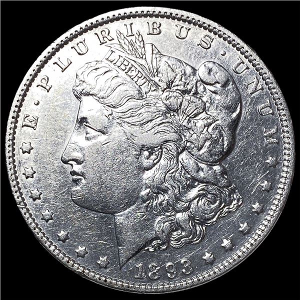 1893 Silver Morgan Dollar CLOSELY UNCIRCULATED