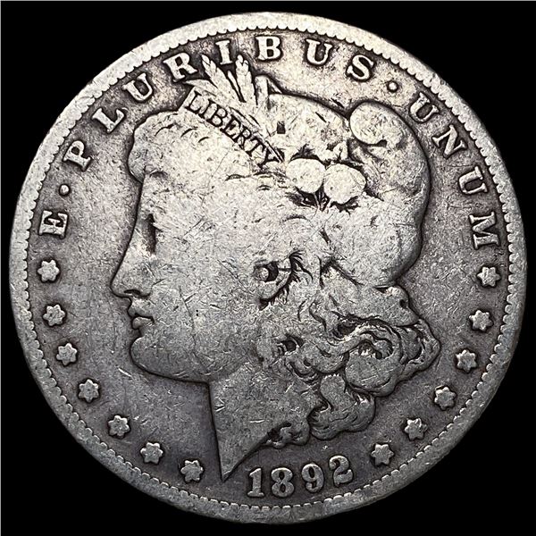 1892-S Silver Morgan Dollar LIGHTLY CIRCULATED