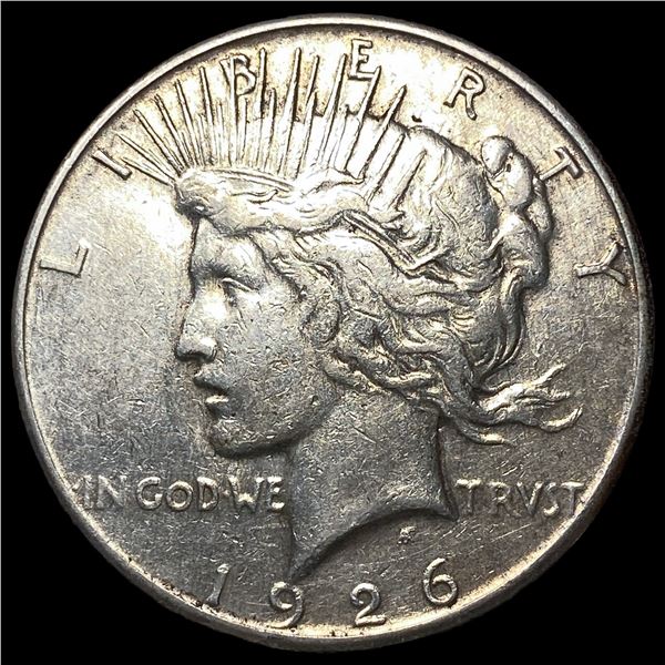 1926-S Silver Peace Dollar NEARLY  UNCIRCULATED