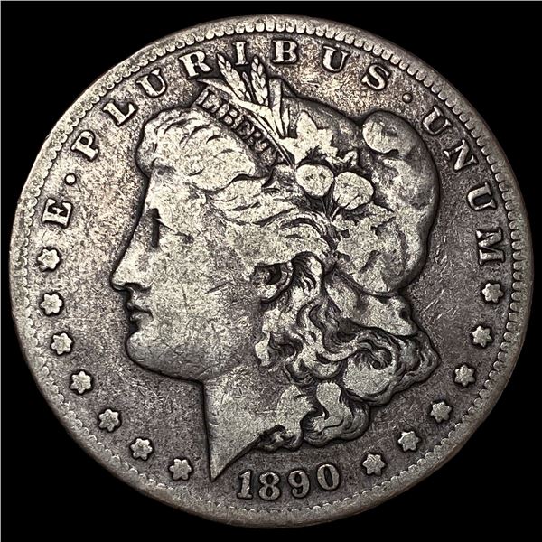 1890-CC Silver Morgan Dollar LIGHTLY  CIRCULATED