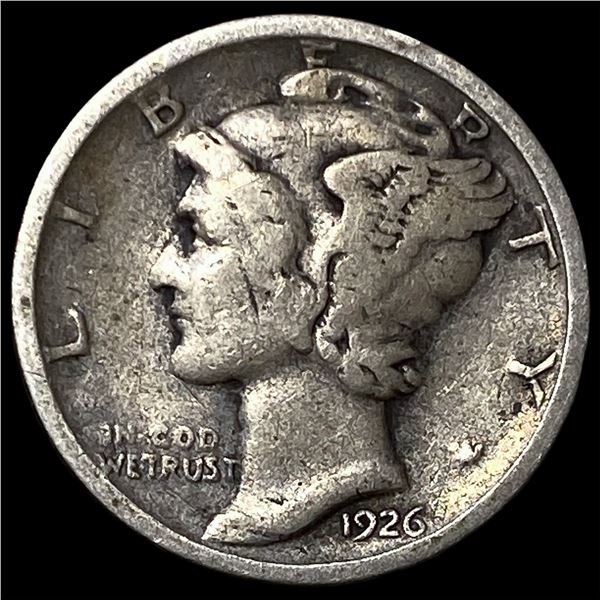 1926-S Silver Mercury Dime CLOSELY  UNCIRCULATED