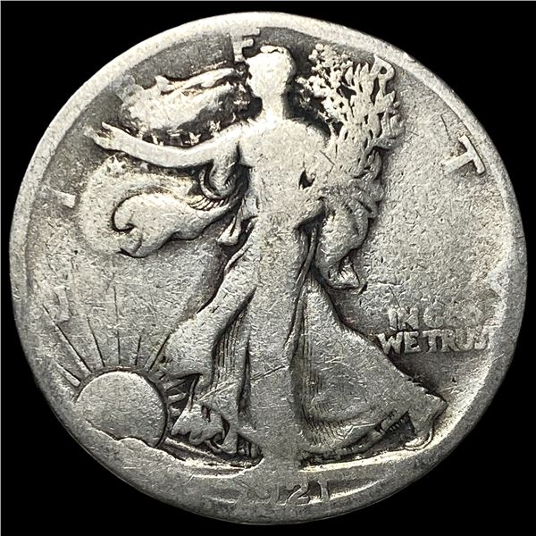 1921-S Silver Walking Liberty Half Dollar  NICELY CIRCULATED