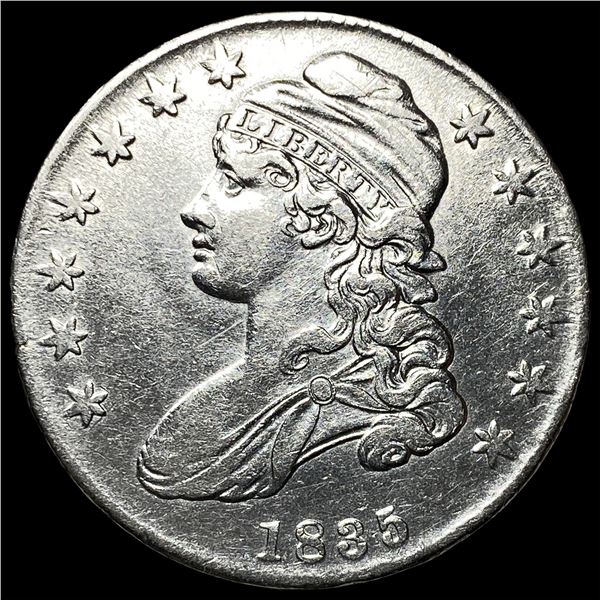 1835 Capped Bust Half Dollar CHOICE AU