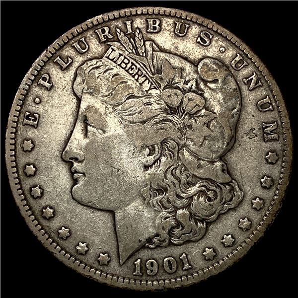 1901-S Silver Morgan Dollar NEARLY  UNCIRCULATED