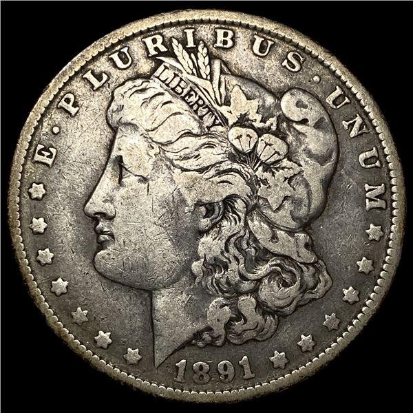 1891-O Silver Morgan Dollar NEARLY  UNCIRCULATED