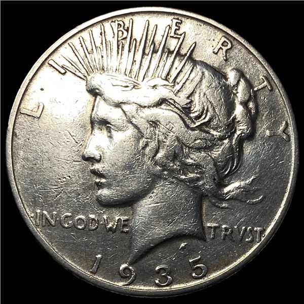 1935-S Silver Peace Dollar NEARLY UNCIRCULATED
