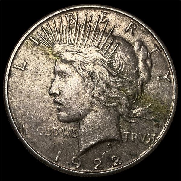1922-S Silver Peace Dollar CLOSELY UNCIRCULATED