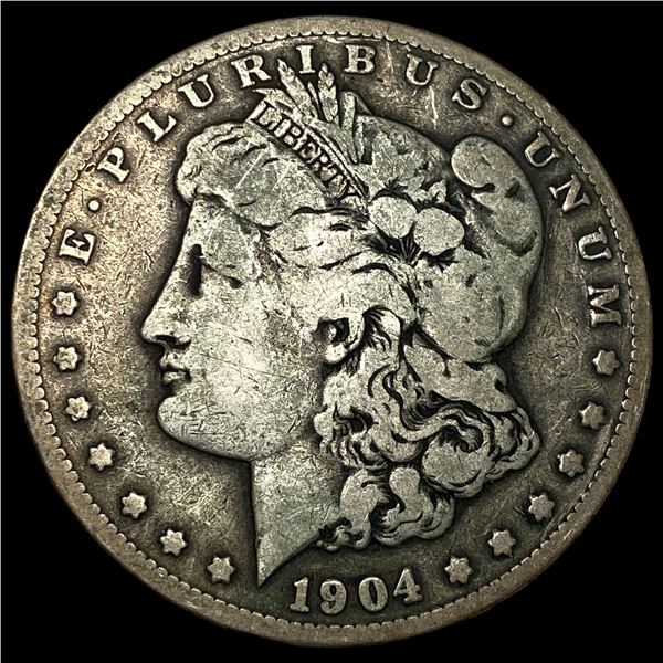 1904-S Silver Morgan Dollar LIGHTLY  CIRCULATED