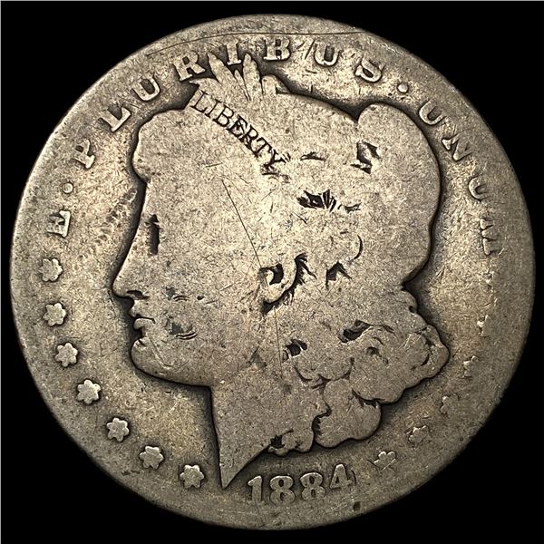 1884-CC Silver Morgan Dollar CHOICE AU