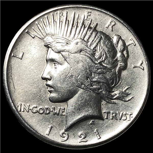 1921 Silver Peace Dollar NEARLY UNCIRCULATED
