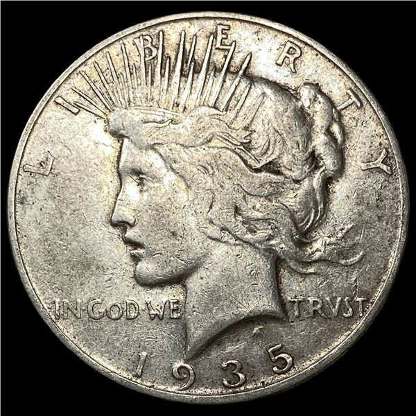 1935-S Silver Peace Dollar LIGHTLY CIRCULATED