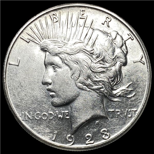 1923-S Peace Silver Dollar CHOICE AU