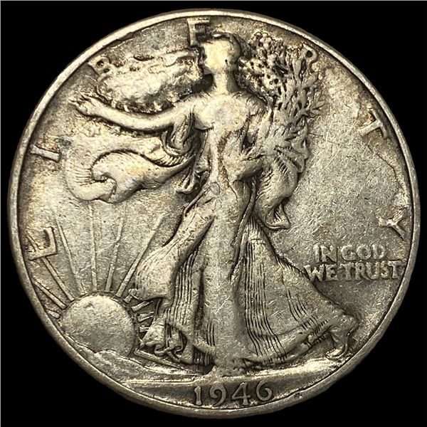 1946 Silver Walking Liberty Half Dollar NEARLY UNCIRCULATED