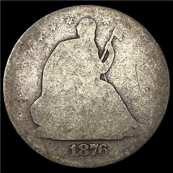 1876-S Silver Seated Liberty Half Dollar  NICELY CIRCULATED