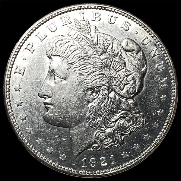 1921-D Silver Morgan Dollar CHOICE AU