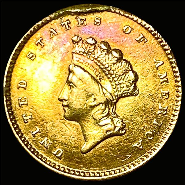 1854 Gold $1 Indian Princess Type 2 HIGH GRADE