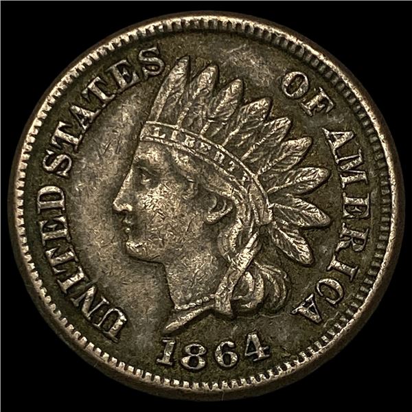 1864 Indian Head Cent CHOICE AU