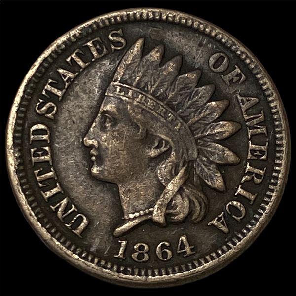1864 Indian Head Cent CHOICE AU