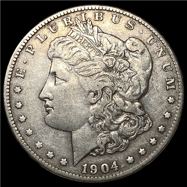1904-S Silver Morgan Dollar NEARLY  UNCIRCULATED