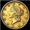 Image 1 : 1853 Gold $1 Liberty Head Type 1 CLOSELY UNCIRCULATED
