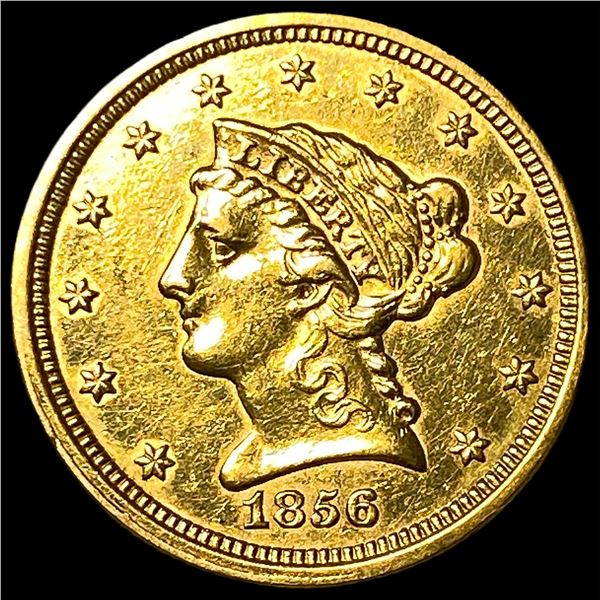 1856 Gold $2.50 Liberty Head Quarter Eagle  UNCIRCULATED