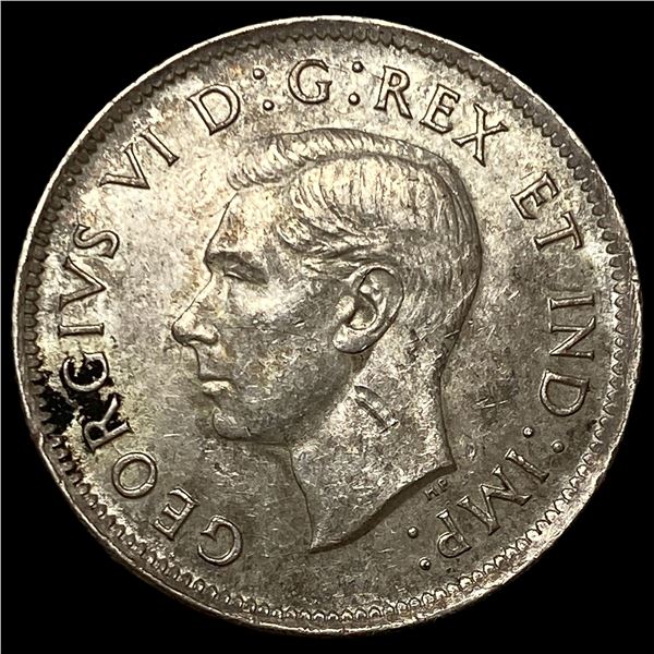 1939 Canada Silver 25 Cents CHOICE AU