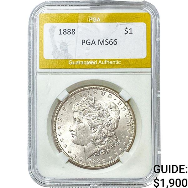 1888 Morgan Silver Dollar PGA MS66