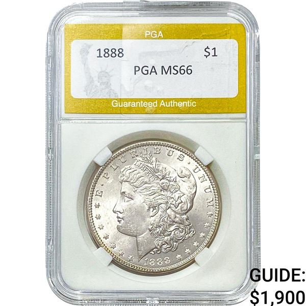 1888 Morgan Silver Dollar PGA MS66