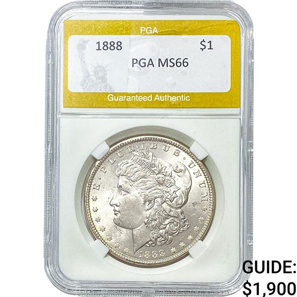1888 Morgan Silver Dollar PGA MS66