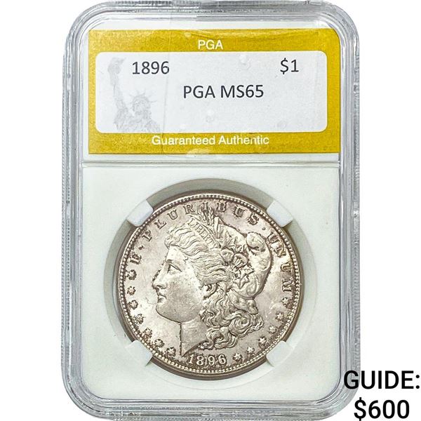 1896 Morgan Silver Dollar PGA MS65