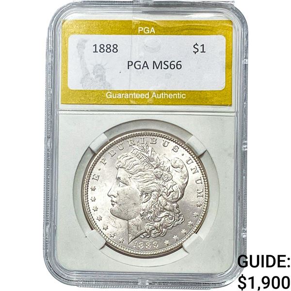 1888 Morgan Silver Dollar PGA MS66