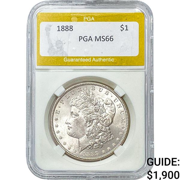 1888 Morgan Silver Dollar PGA MS66