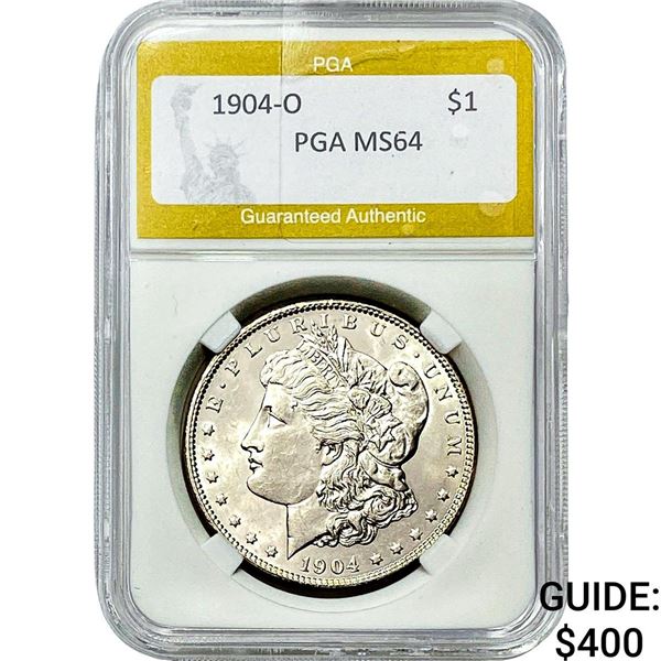 1904-O Morgan Silver Dollar PGA MS64