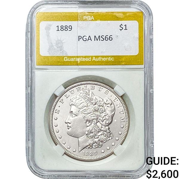 1889 Morgan Silver Dollar PGA MS66